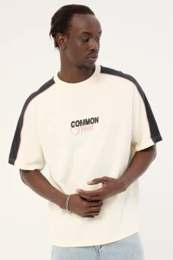Knox Raglan Heavyweight Easy Tee Off White/Onyx