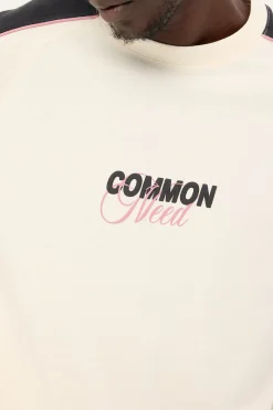 Knox Raglan Heavyweight Easy Tee Off White/Onyx