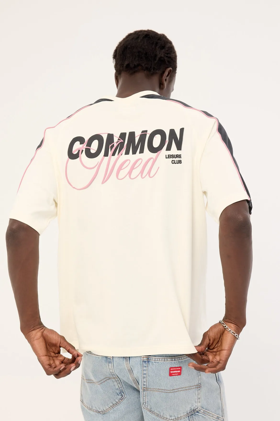 Knox Raglan Heavyweight Easy Tee Off White/Onyx