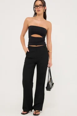 Koda Mid Rise Pant Black