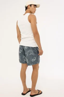 Koi Fish Swim Short Dark Blue