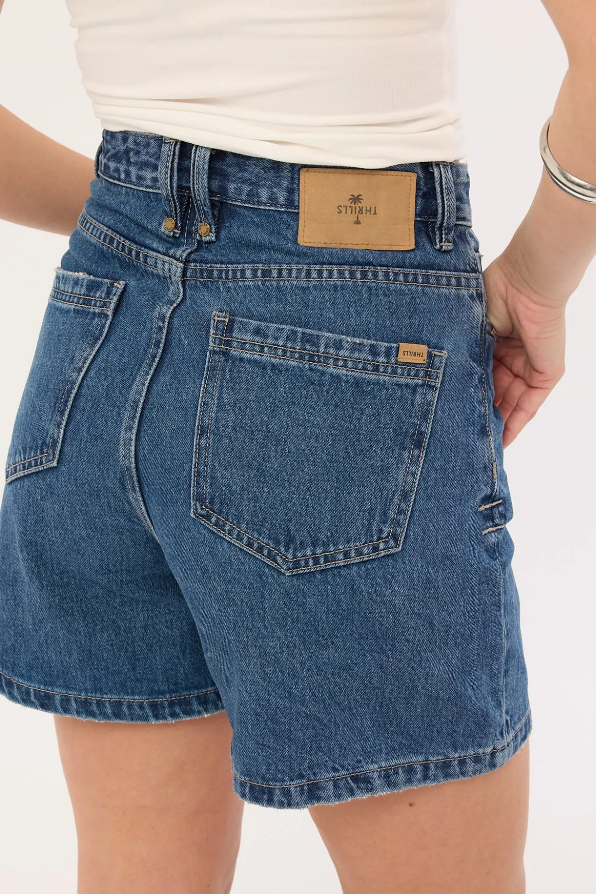 Koko Short Vintage Rinse Blue