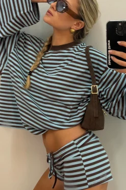 Kourt Bloomer Chocolate Sea Stripe