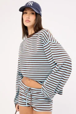 Kourt Bloomer Chocolate Sea Stripe