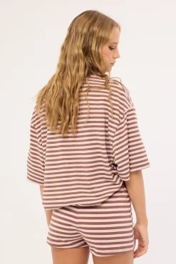 Kourt Bloomers Chocolate Blush Stripe