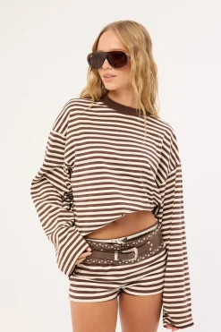 Kourt Bloomers Dark Chocolate Stripe