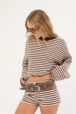 Kourt Bloomers Dark Chocolate Stripe