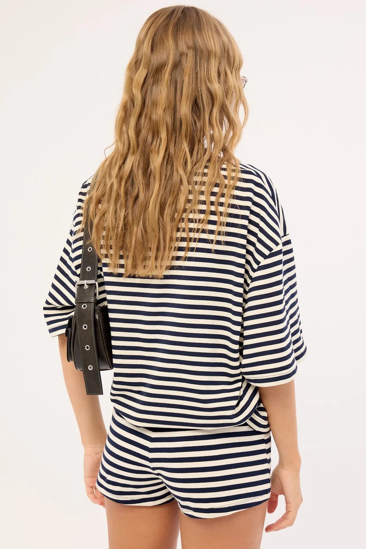 Kourt Bloomers Navy White Stripe
