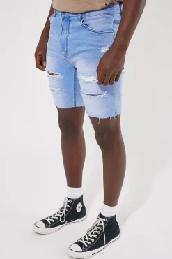 KS2 Denim Short Crystal Blue