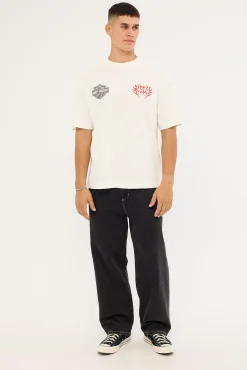 KSCY x Harley Davidson Cruiser Street Tee Natural White