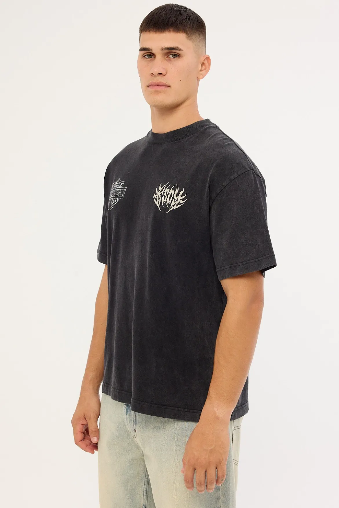KSCY x Harley Davidson Resurgence Street Tee Snow Black