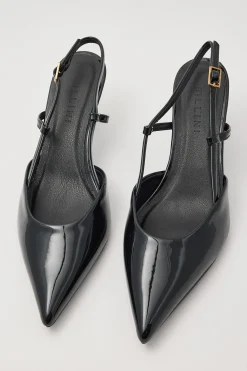 Kyrie Heel Black Patent