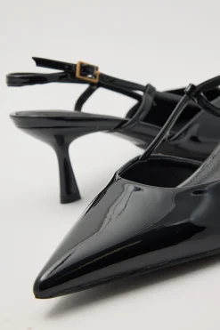 Kyrie Heel Black Patent