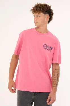 Labyrinth Tee Raspberry