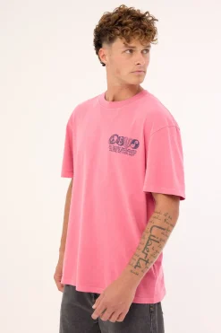 Labyrinth Tee Raspberry