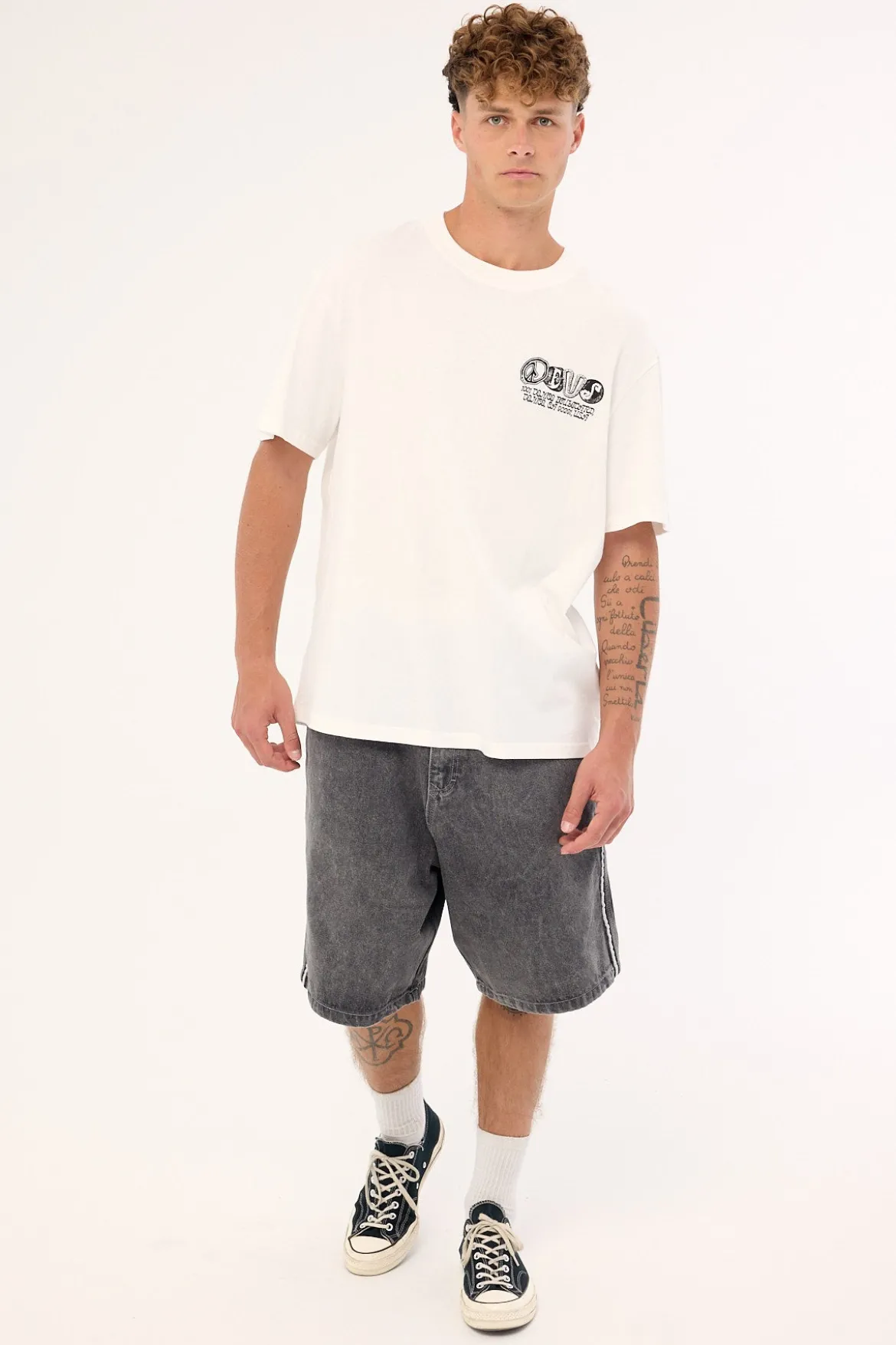 Labyrinth Tee Vintage White