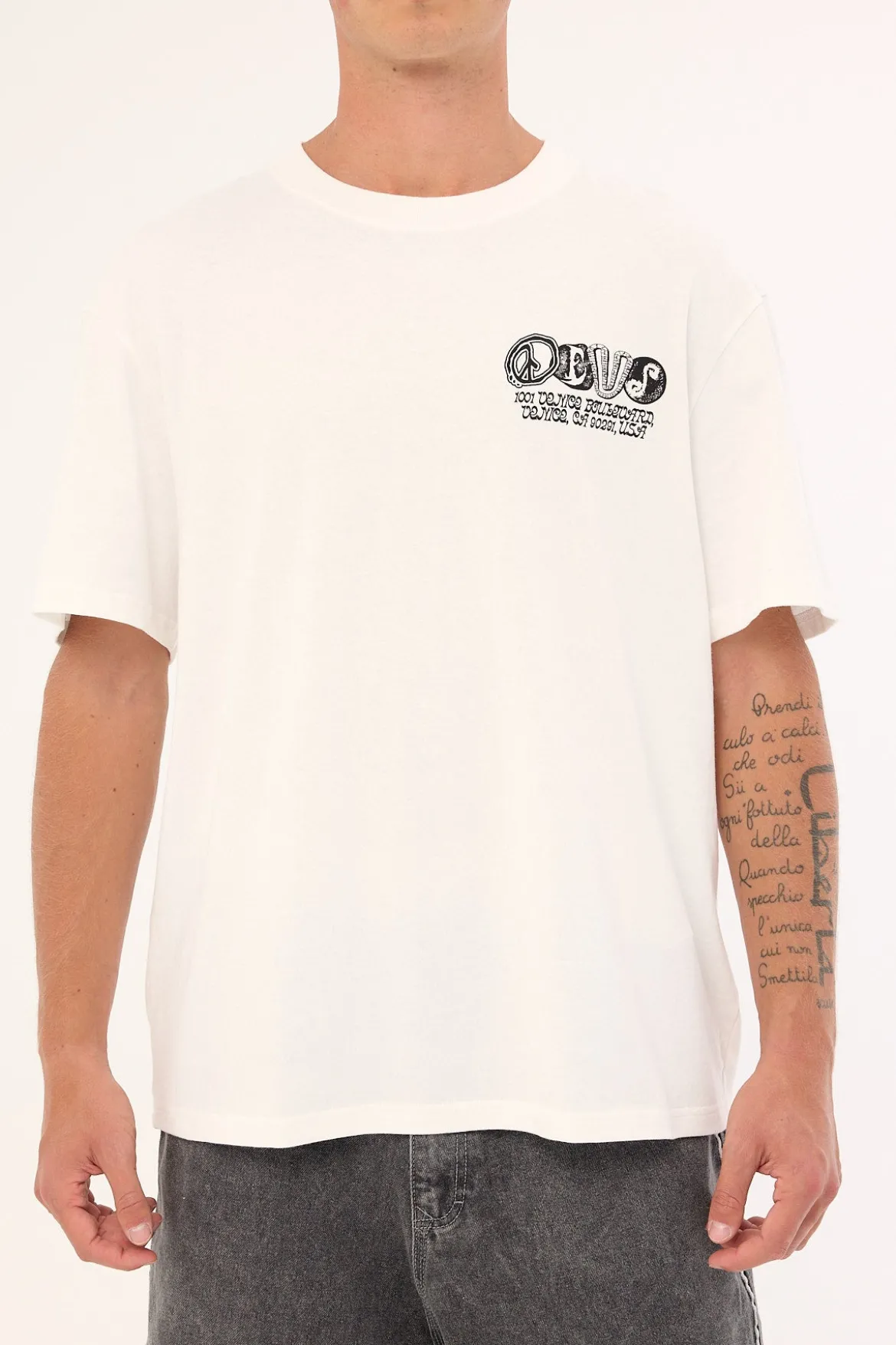 Labyrinth Tee Vintage White