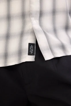 Lair Cropped Short Sleeve Shirt White
