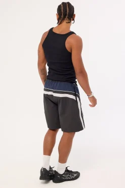 Laps Elastic Swim Short Worn Black