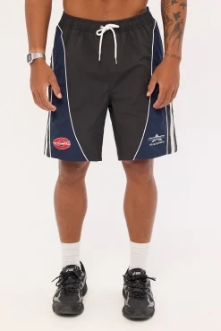 Laps Elastic Swim Short Worn Black