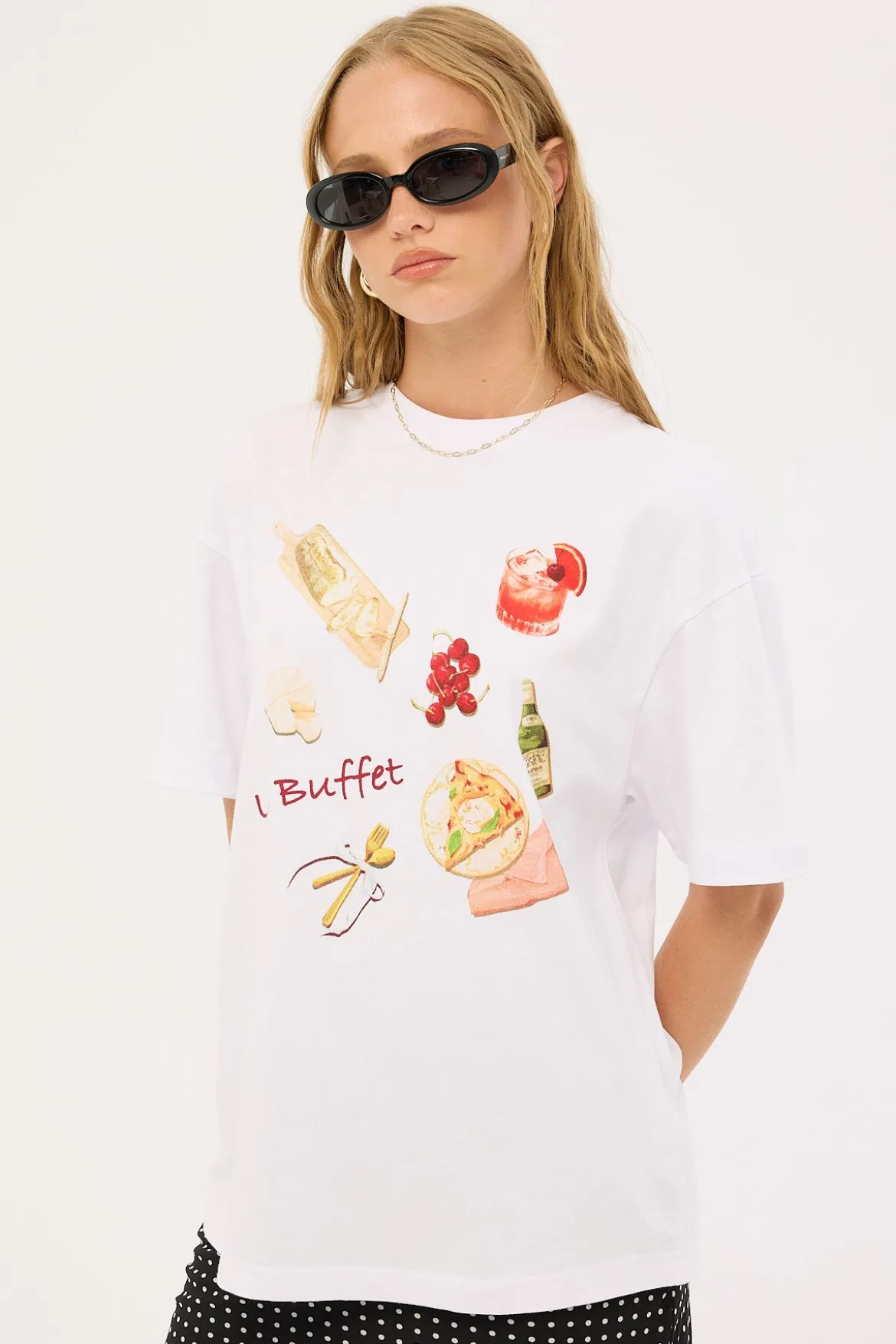 Le Buffet Oversized T-Shirt White