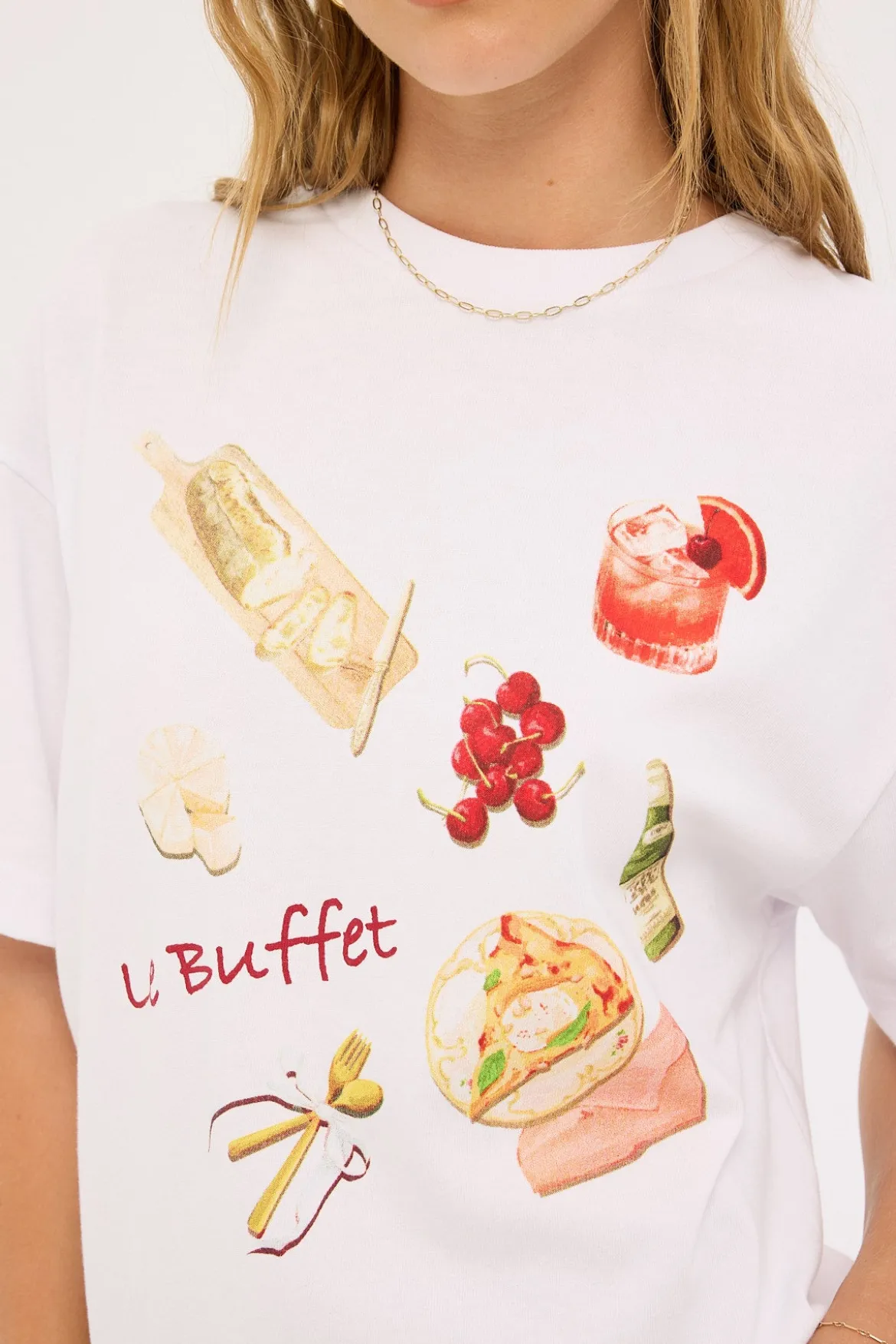 Le Buffet Oversized T-Shirt White