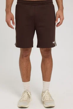 League Sweat Short Dark Brown