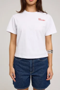 Lee x Gabi Sullivan Signature Shrunken Tee Optic White