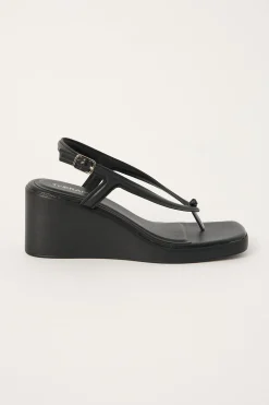 Leni Wedge Heel Black