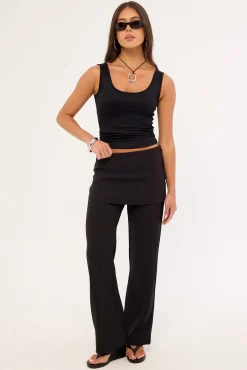 Lenny Skirt Pants Black