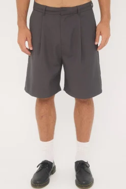 Lenny Tailored Short Charcoal