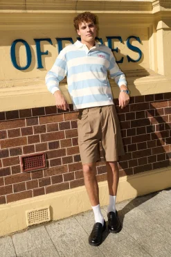 Lenny Tailored Short Taupe Brown