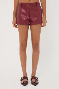 Leo Shorts Burgundy