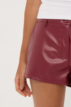 Leo Shorts Burgundy