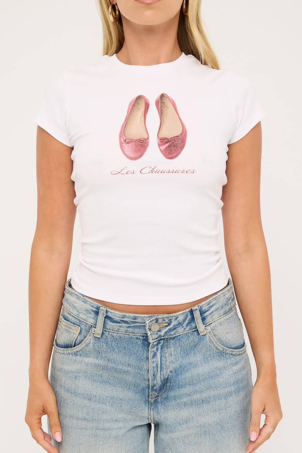 Les Chaussures Baby Tee White