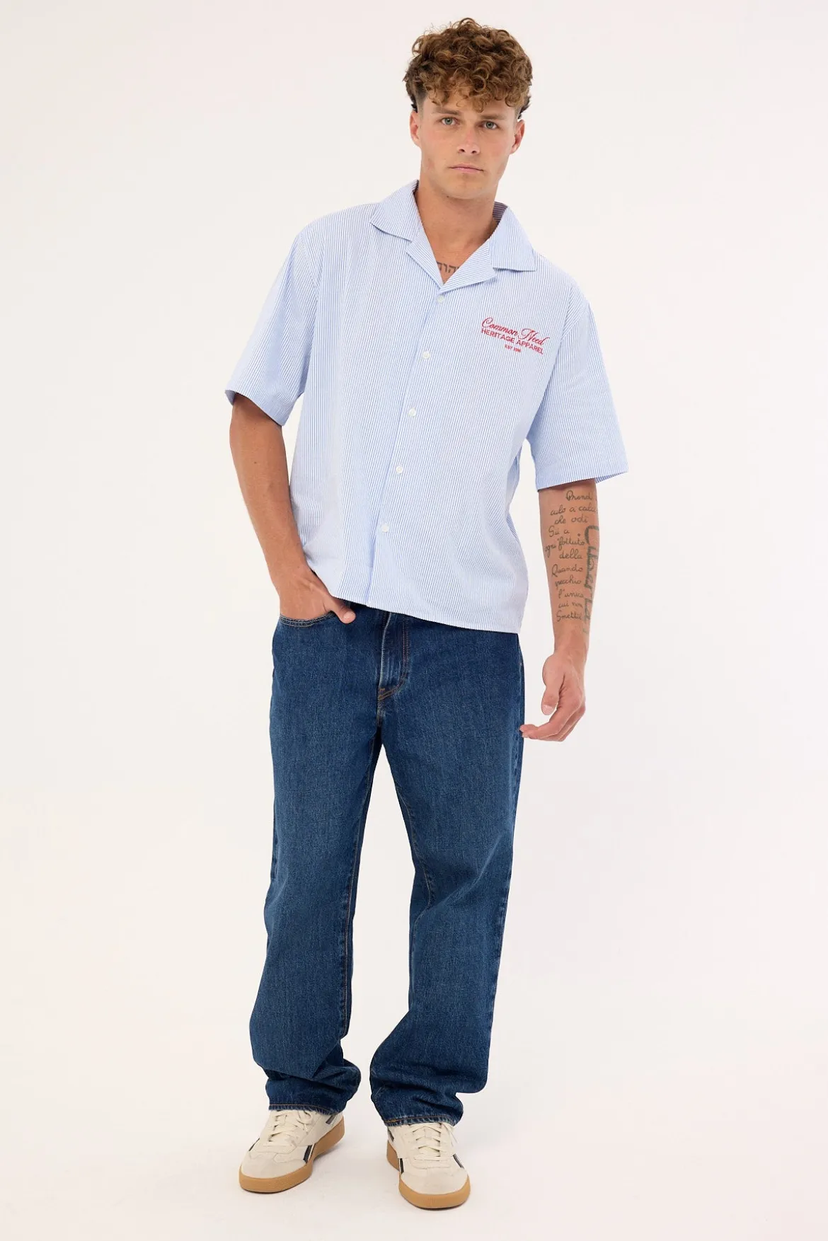 Levi's 568 LOOSE STRAIGHT CHECK THE SCORE