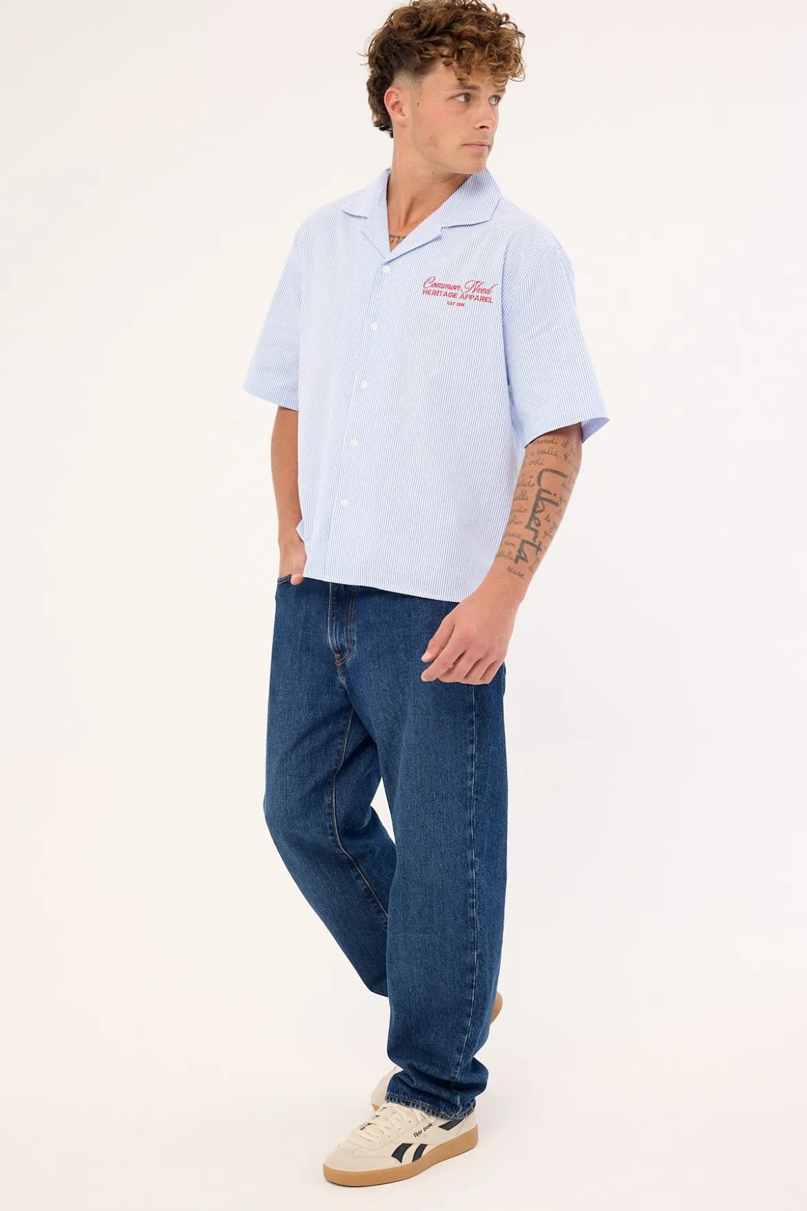 Levi's 568 LOOSE STRAIGHT CHECK THE SCORE