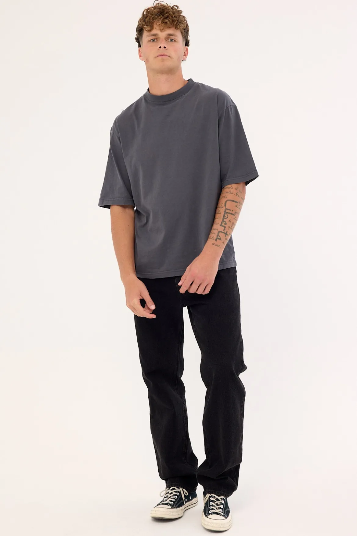 Levi's 555 Relaxed Straight Welcome To The Rodeo Black