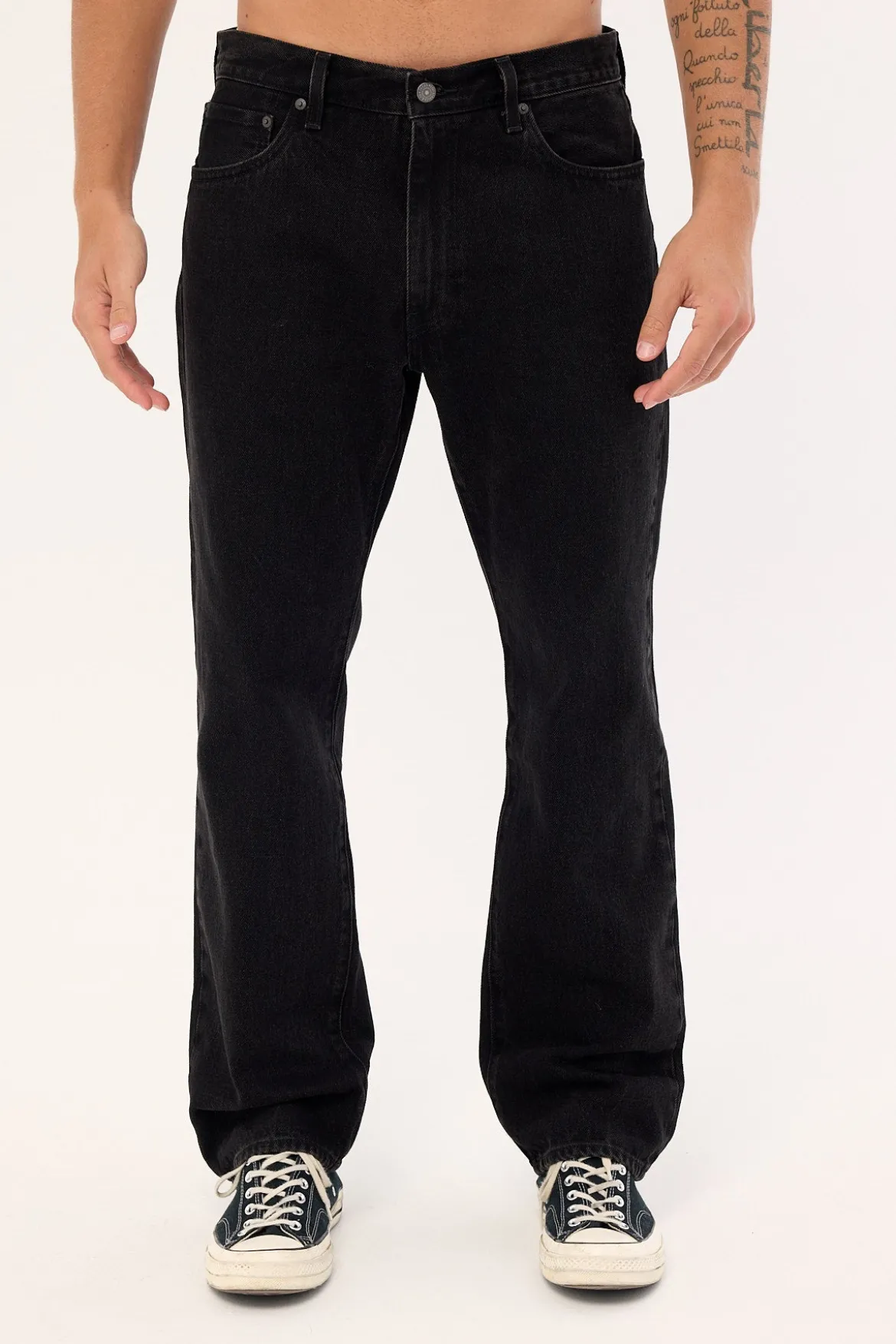 Levi's 555 Relaxed Straight Welcome To The Rodeo Black