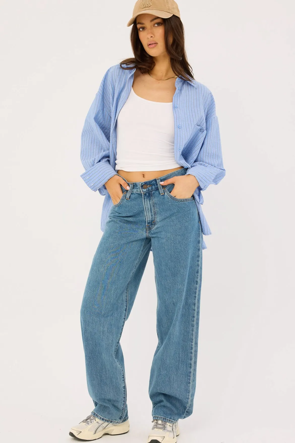 Levi's Baggy Dad Jean Own It Stone