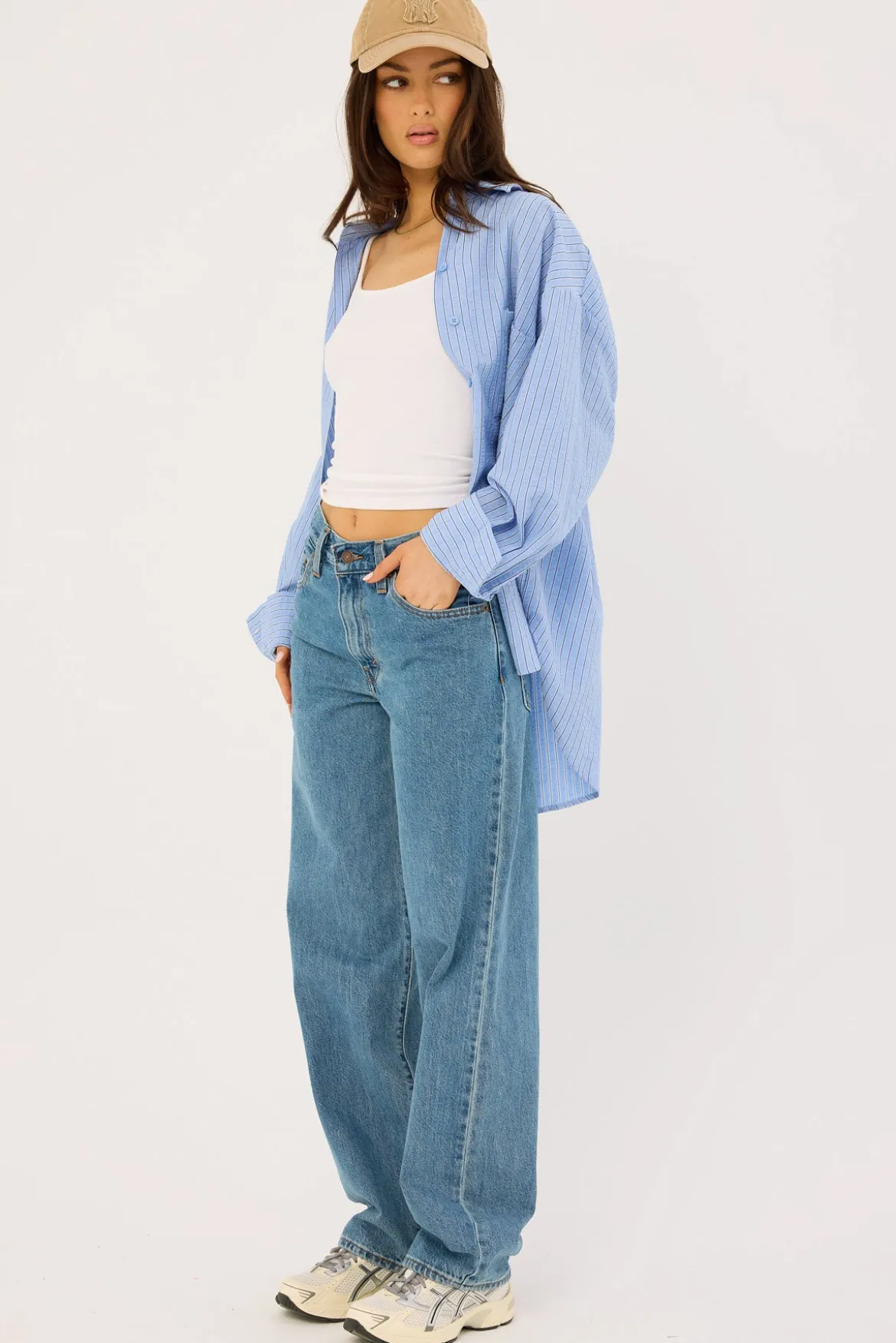 Levi's Baggy Dad Jean Own It Stone