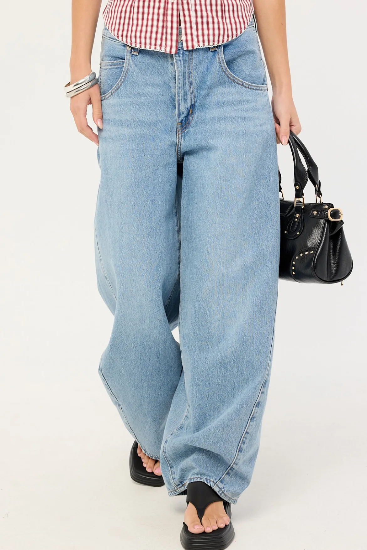 Levi's Super Baggy Barrel Jean Mid Blue Denim