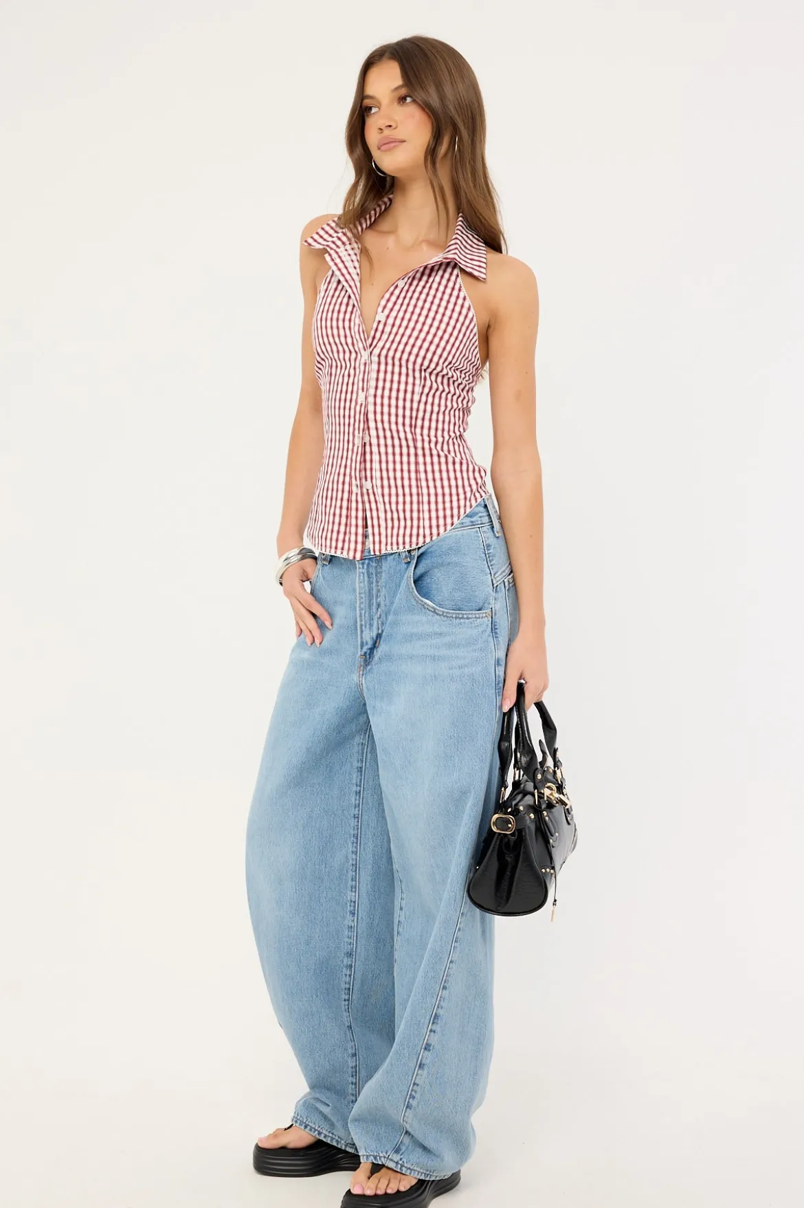 Levi's Super Baggy Barrel Jean Mid Blue Denim