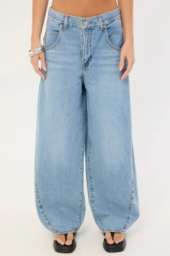 Levi's Super Baggy Barrel Jean Mid Blue Denim