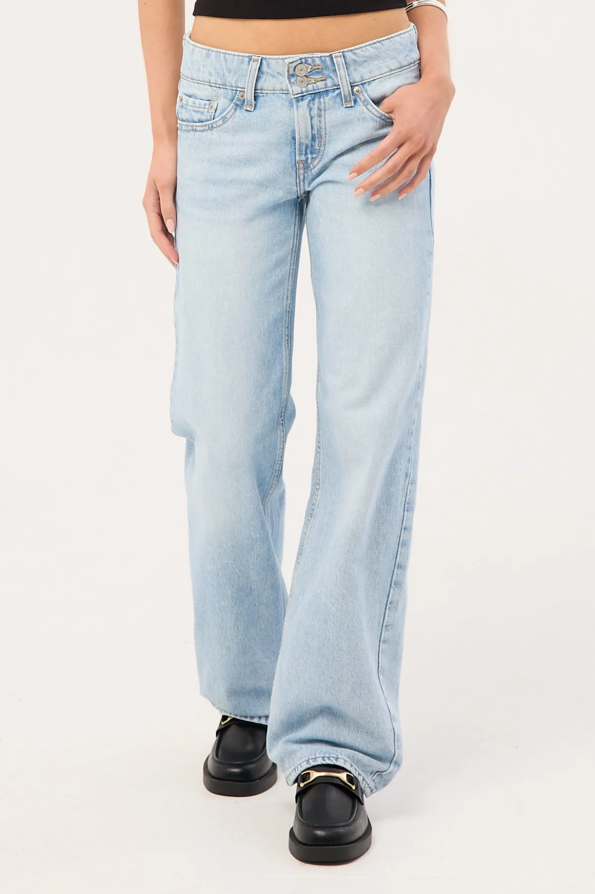 Levi's Superlow Loose Jean Abraided Art