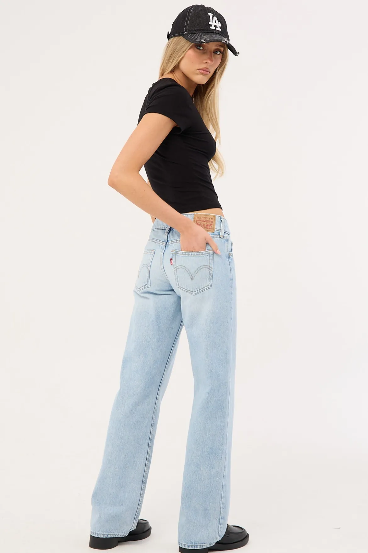 Levi's Superlow Loose Jean Abraided Art