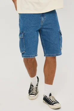 L-Five Biggie Cargo Short Point of Blue Point of Blue