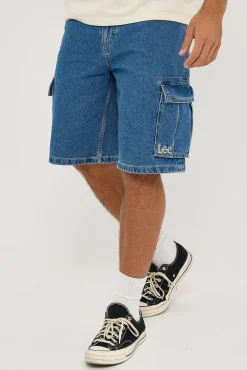 L-Five Biggie Cargo Short Point of Blue Point of Blue