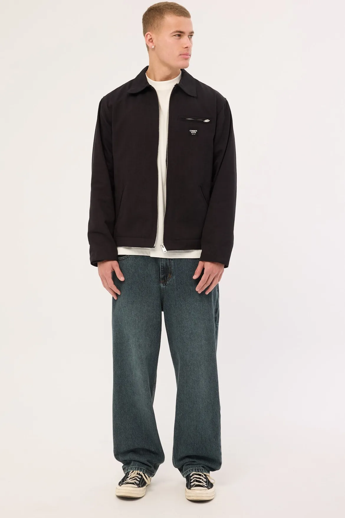 Lifted Big Slacker Denim Jean Metal Blue