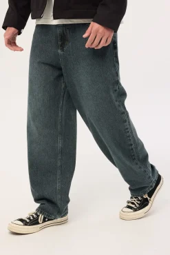Lifted Big Slacker Denim Jean Metal Blue